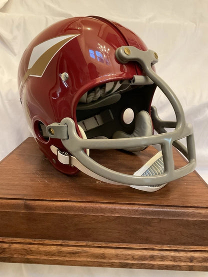 RK2 Style Football Helmet 1969 Washington Redskins Spear Cardinal Color DG-120