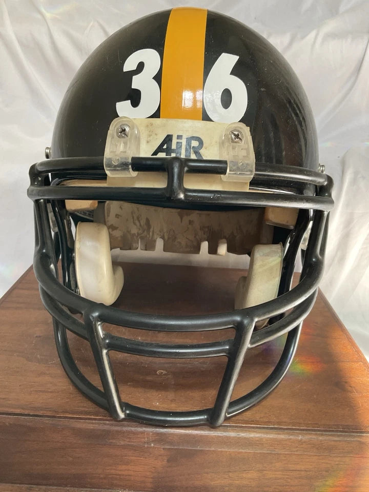 Schutt Air Pittsburgh Steelers Vintage Original Worn Football Helmet