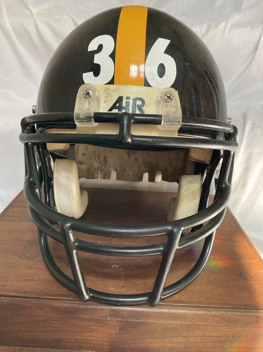 Schutt Air Pittsburgh Steelers Vintage Original Worn Football Helmet