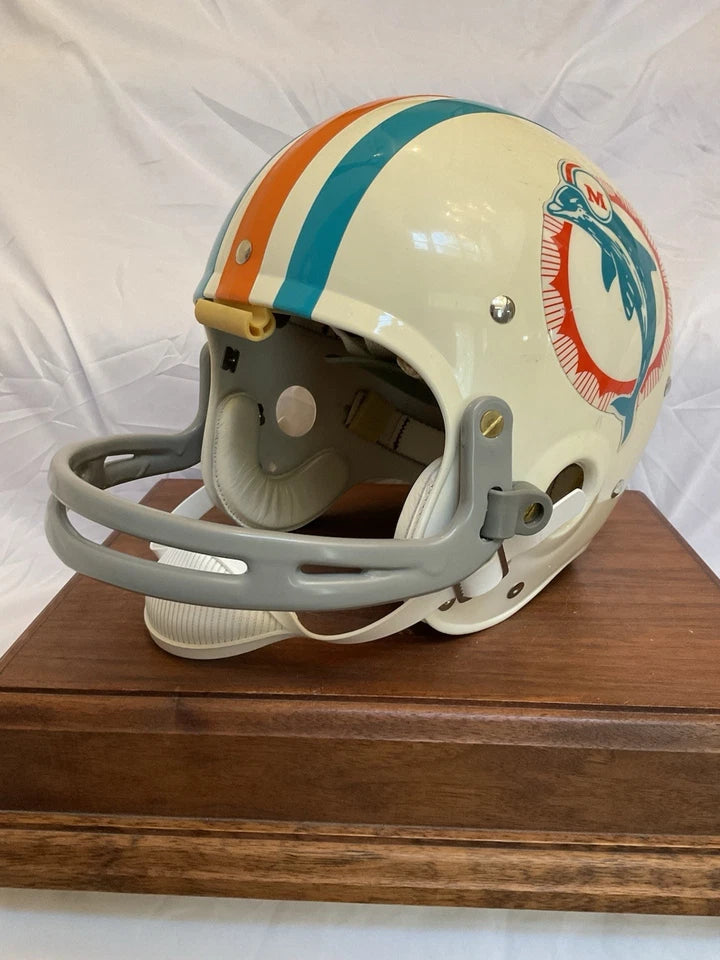 Vintage Riddell TK2 Football Helmet Miami Dolphins Bob Griese WESTBROOKSPORTSCARDS