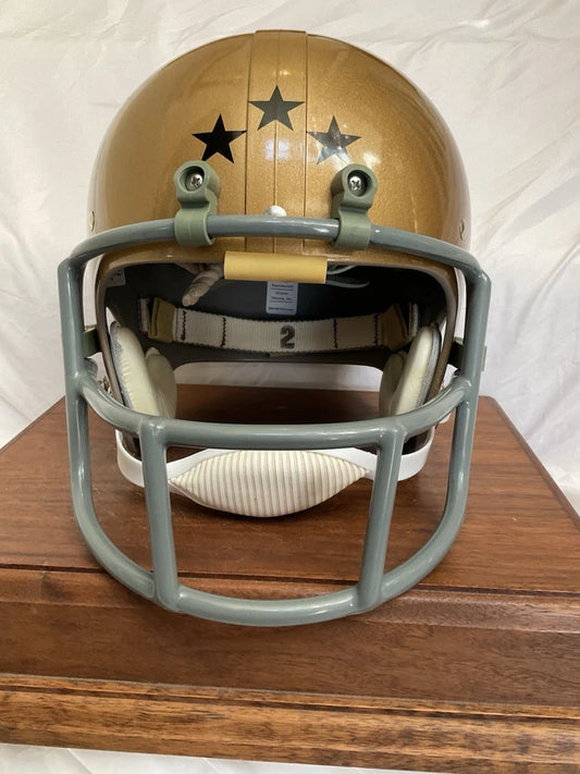 Custom Notre Dame Fighting Irish TK Style Suspension Football Helmet WESTBROOKSPORTSCARDS