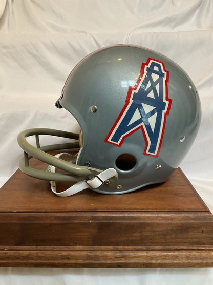 Original Riddell 1970 Houston Oilers Kra-Lite-8 TK2 Game Football Helmet WESTBROOKSPORTSCARDS