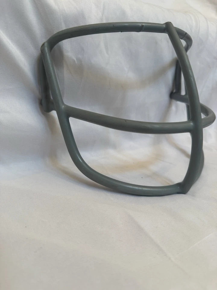 Vintage Schutt 1969 NOP Large Red Dot Gray Football Helmet Face Mask- Rare! WESTBROOKSPORTSCARDS