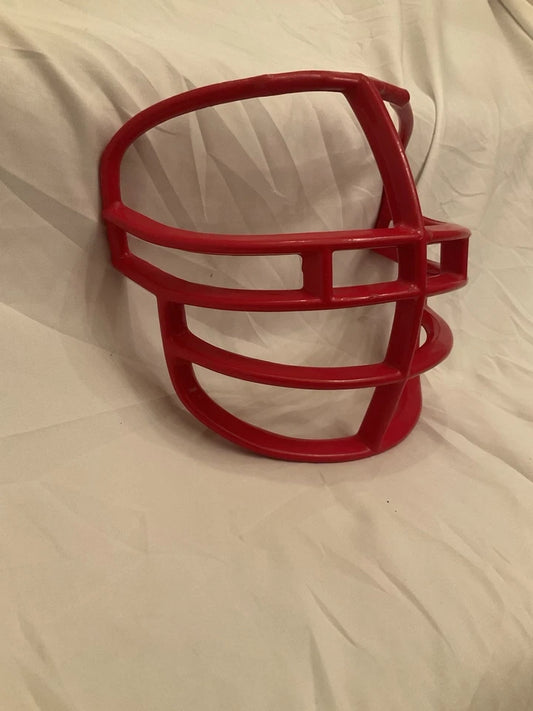 Vintage Riddell 1990s DoubleWire Kra-Lite NJOP Red Football Helmet Facemask Rare WESTBROOKSPORTSCARDS