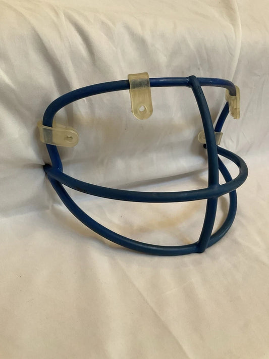 Original Vintage Riddell Blue NOP Football Helmet Face Mask 2-Dot Size Rare WESTBROOKSPORTSCARDS