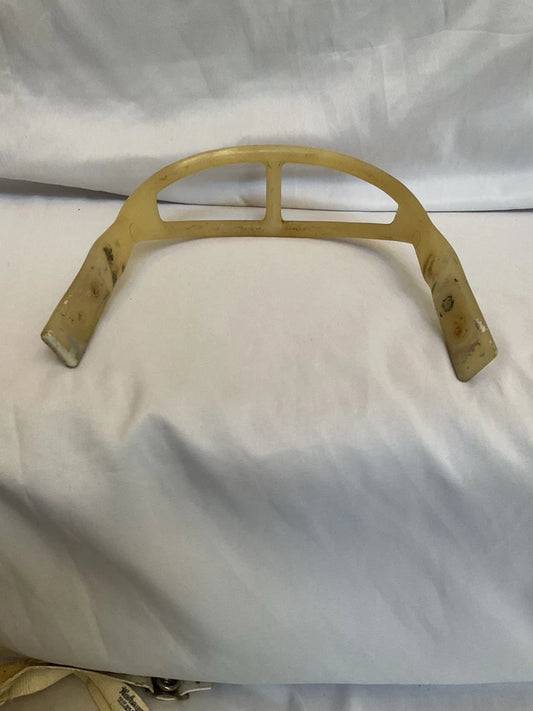 1960's Vintage ORIGINAL MacGregor 2-Bar Kra-Lite Facemask Suspension Helmet WESTBROOKSPORTSCARDS
