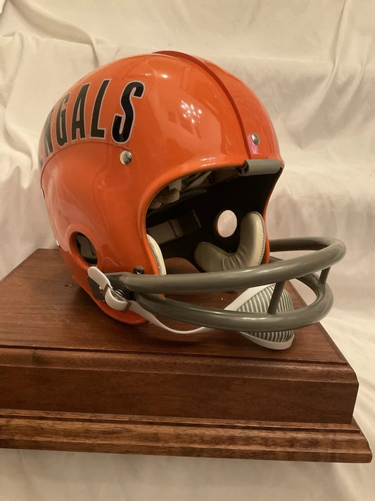 RK2 Style Football Helmet Cincinnati Bengals Custom BD-9 Style Facemask WESTBROOKSPORTSCARDS