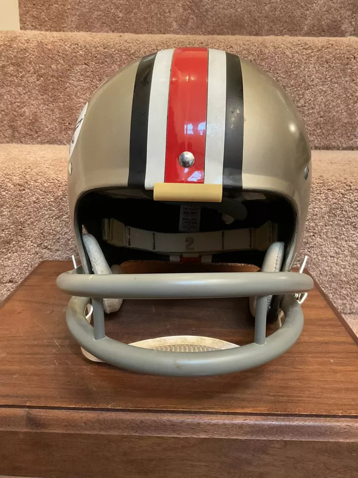 Original Riddell 1971 Ohio State Buckeyes Kra-Lite TK2 Game Football Helmet WESTBROOKSPORTSCARDS