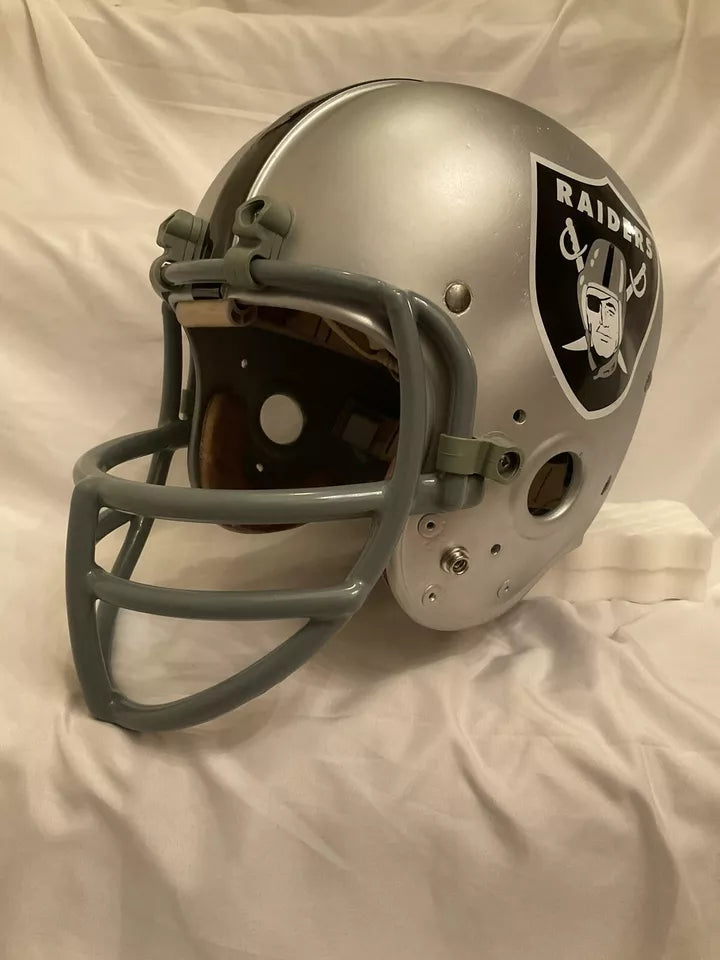 Original Vintage RIDDell Kra-Lite RK2 Suspension Football Helmet Oakland Raiders  WESTBROOKSPORTSCARDS   