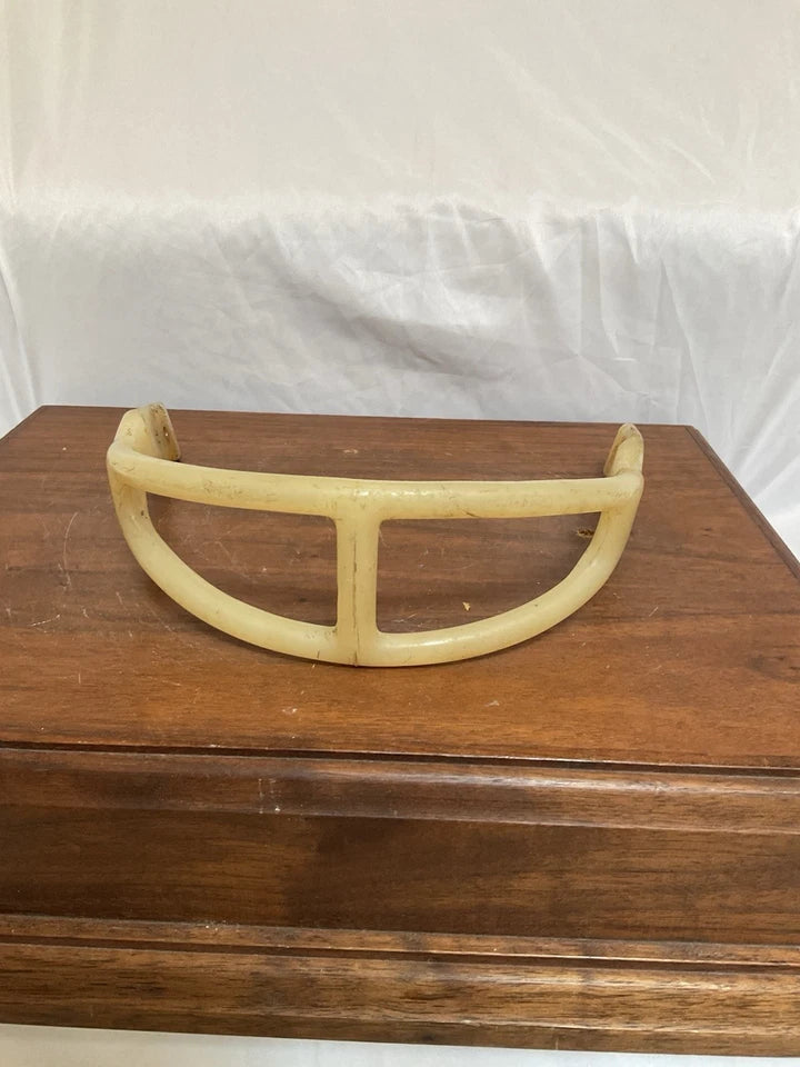 1960's Vintage ORIGINAL MacGregor 2-Bar Kra-Lite Facemask - Suspension Helmet WESTBROOKSPORTSCARDS