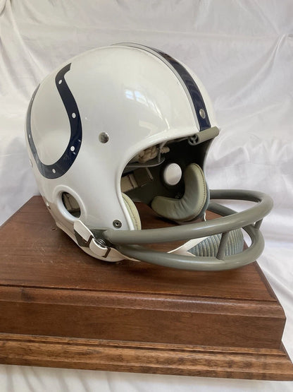 Riddell Kra-Lite RK2 Football Helmet Baltimore Colts Marchetti Moore Autographed WESTBROOKSPORTSCARDS