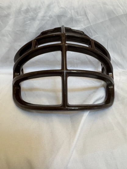 Vintage Riddell 1990s DoubleWire Kra-Lite NJOP Brown Football Helmet Facemask WESTBROOKSPORTSCARDS