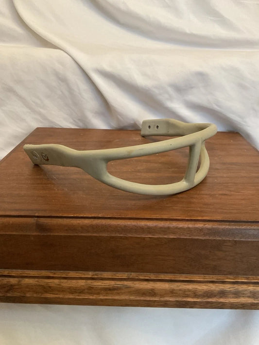 1960's Vintage ORIGINAL Gray MacGregor 2-Bar Facemask For Suspension Helmet WESTBROOKSPORTSCARDS