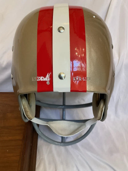 Riddell Kra-Lite RK2 Suspension Football Helmet San Francisco 49ers NJOP Mask!