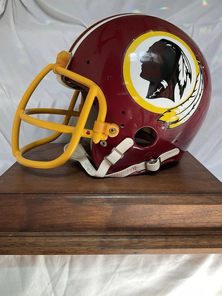Riddell Football Helmet Custom 1982 Washington Redskins Tucked Feather Riggins