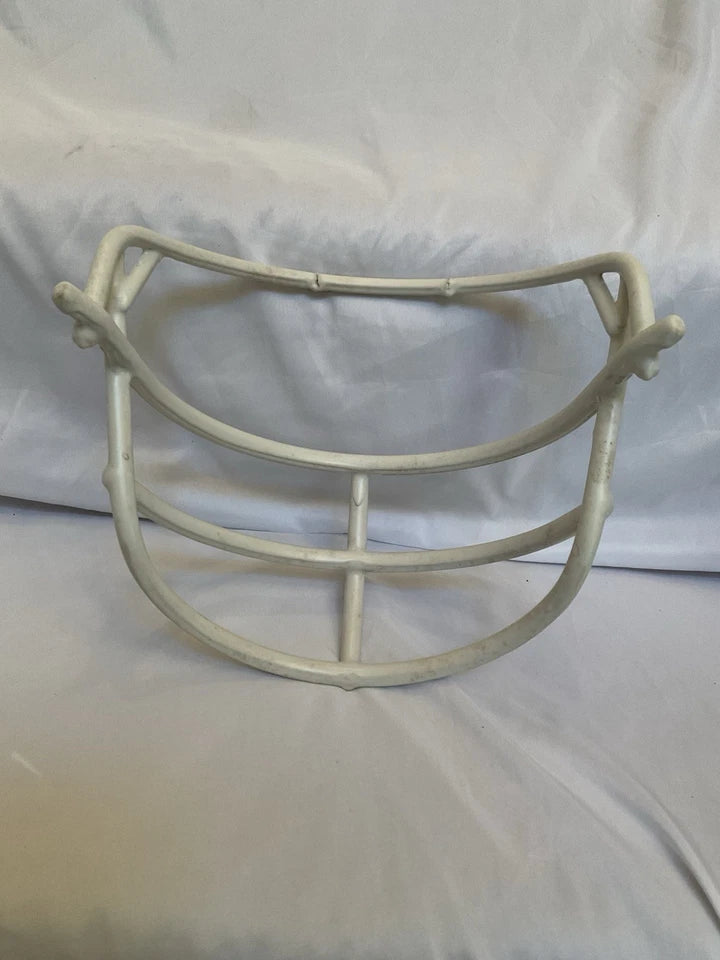 Vintage White Schutt 1969 JOP Green Dot Football Helmet Facemask - RARE WESTBROOKSPORTSCARDS