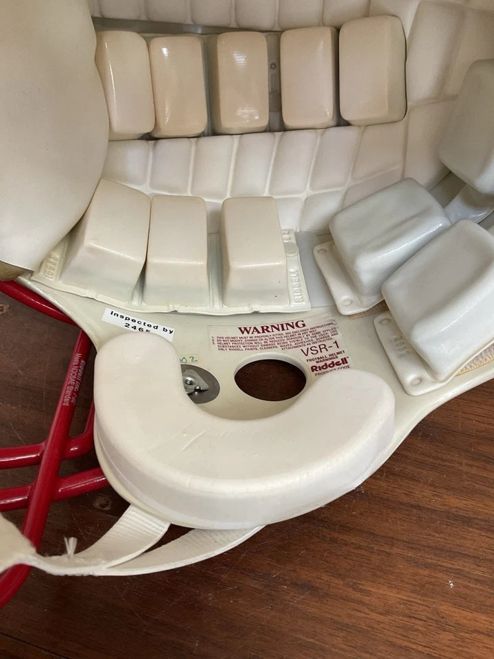 Vintage Riddell VSR-1 Football Helmet Houston Oilers Warren Moon Autographed WESTBROOKSPORTSCARDS