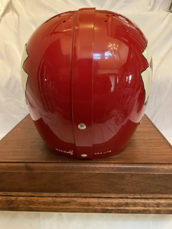 Riddell Kra-Lite RK2 Football Helmet Kansas City Chiefs Jan Stenerud Autographed WESTBROOKSPORTSCARDS