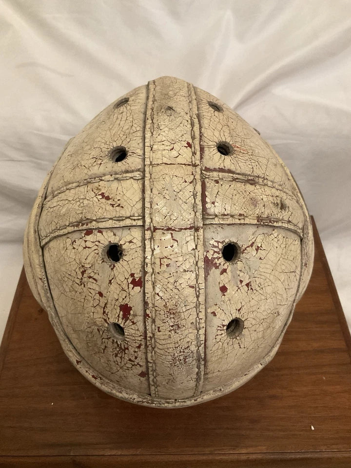 MacGregor Authentic H612 Leather Suspension Football Helmet Size 7! WESTBROOKSPORTSCARDS