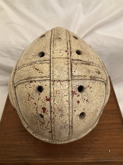 MacGregor Authentic H612 Leather Suspension Football Helmet Size 7! WESTBROOKSPORTSCARDS