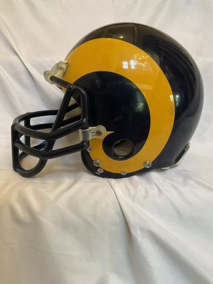 Authentic Vintage Los Angeles Rams Rawlings Large ANFL Football Helmet  WESTBROOKSPORTSCARDS   