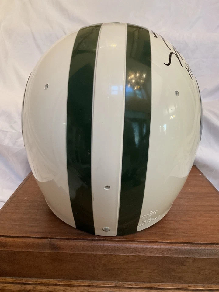 Don Maynard Autographed Riddell New York Jets Officially Licensed Football Helmet WESTBROOKSPORTSCARDS