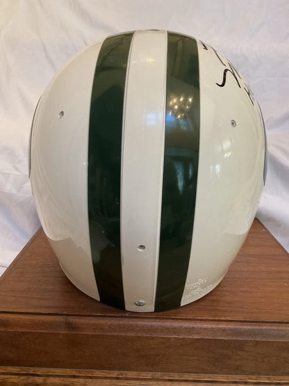 Don Maynard Autographed Riddell New York Jets Officially Licensed Football Helmet WESTBROOKSPORTSCARDS
