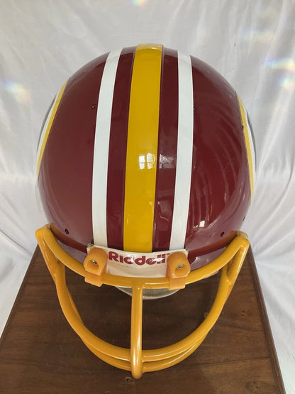 Riddell Football Helmet Custom 1982 Washington Redskins Tucked Feather Riggins