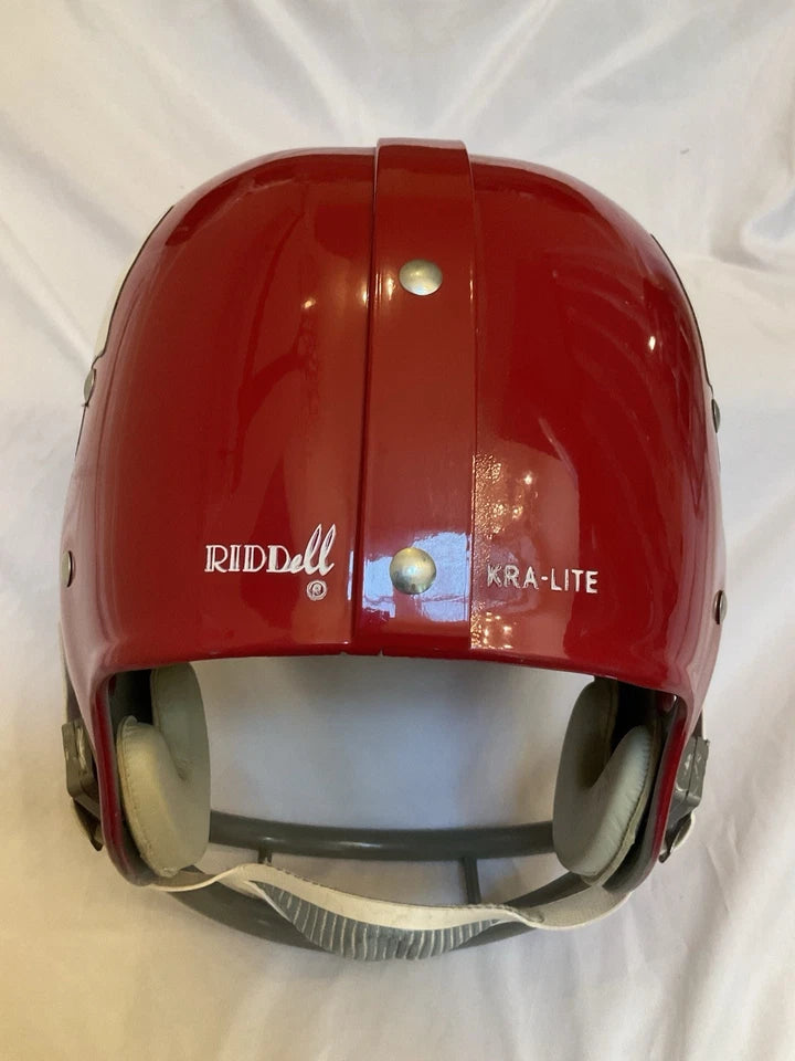 Riddell Kra-Lite RK2 Football Helmet Kansas City Chiefs Jan Stenerud Autographed WESTBROOKSPORTSCARDS