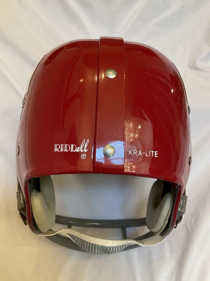 Riddell Kra-Lite RK2 Football Helmet Kansas City Chiefs Jan Stenerud Autographed WESTBROOKSPORTSCARDS