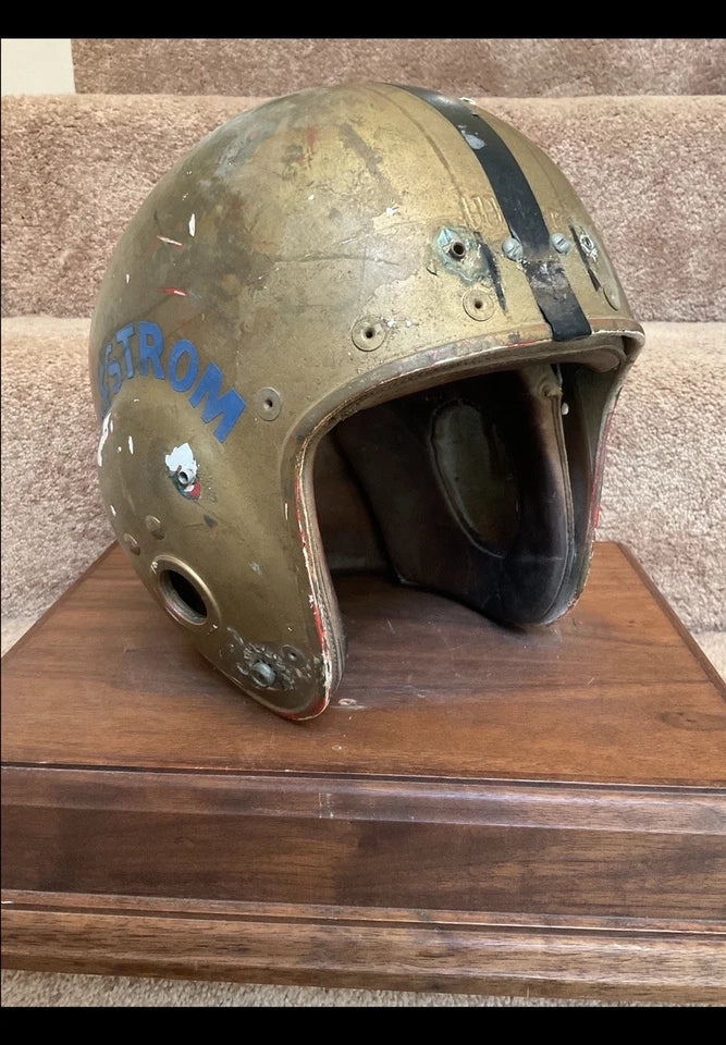 Original Vintage Wilson F2104 Football Helmet Size 8 Bears Cardinals 49ers WESTBROOKSPORTSCARDS