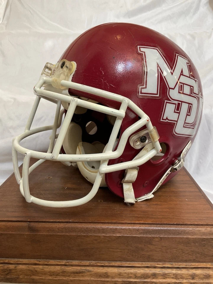 MaxPro Game Used X-Large Football Helmet Custom Mississippi State Bulldogs WESTBROOKSPORTSCARDS