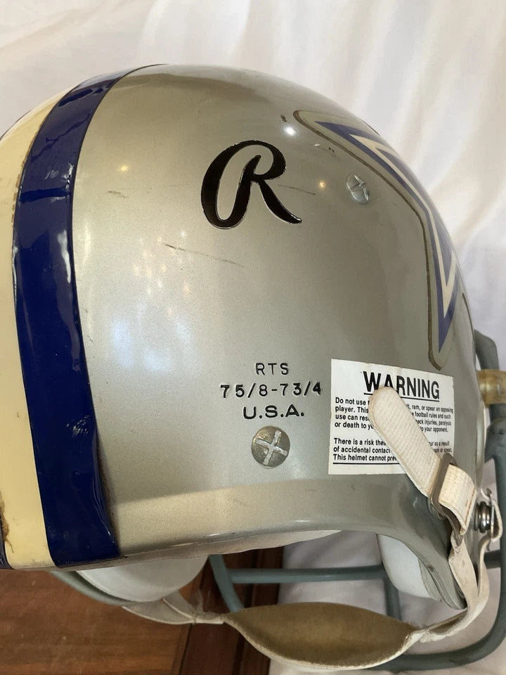 Dallas Cowboys Rare Game Used Rawlings RTS Football Helmet Schutt Red Dot JOP WESTBROOKSPORTSCARDS