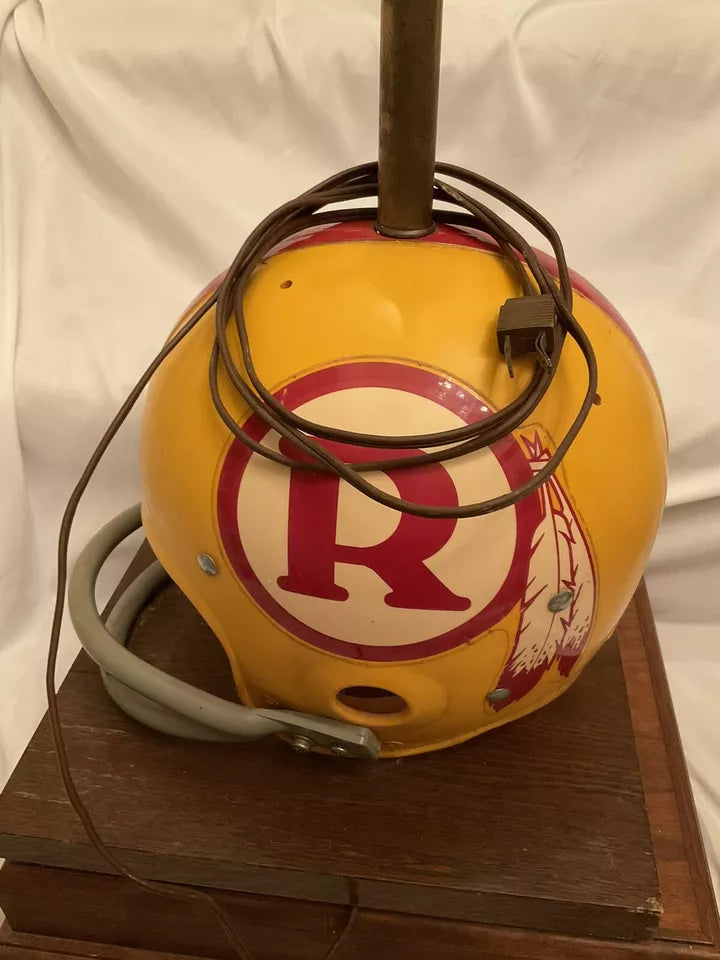 Vintage Original Riddell 1971 Washington Redskins Kra-Lite Football Helmet Lamp  WESTBROOKSPORTSCARDS   