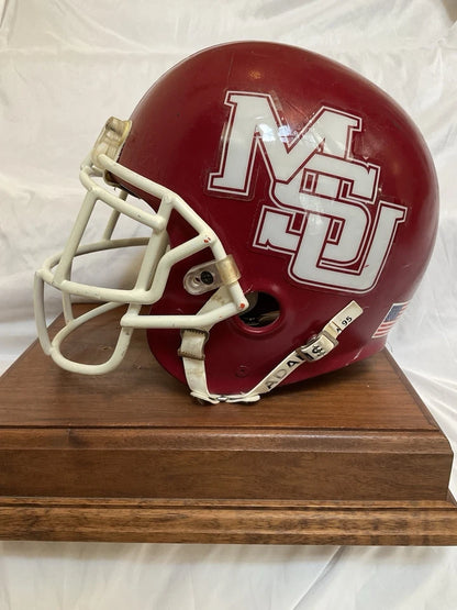 MaxPro Game Used X-Large Football Helmet Custom Mississippi State Bulldogs WESTBROOKSPORTSCARDS