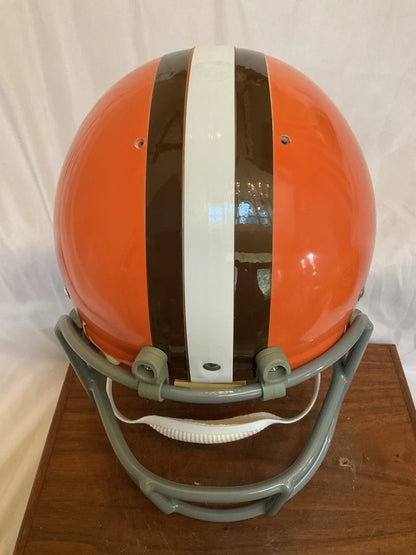 Original Riddell 1973 Cleveland Browns Kra-Lite TK2 Game Football Helmet Kelly WESTBROOKSPORTSCARDS