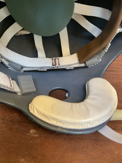 Original Riddell 1960s Chicago Bears Kra-Lite TK2 Game Football Helmet RARE WESTBROOKSPORTSCARDS