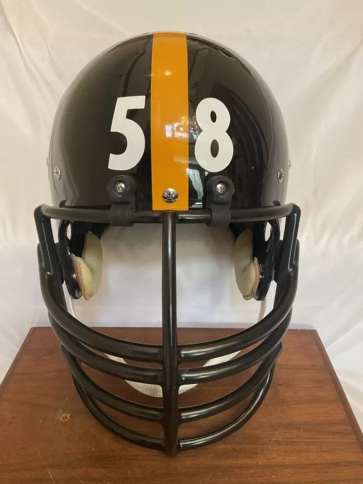 Vintage RARE Rawlings JRC Headliner Football Helmet Pittsburgh Steelers Lambert WESTBROOKSPORTSCARDS