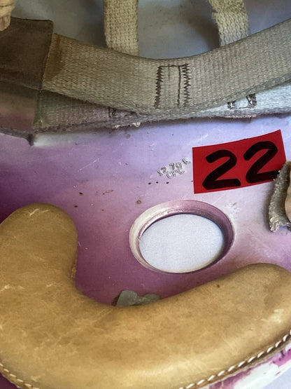Riddell TK2 Used Suspension Football Helmet Custom Minnesota Vikings Paul Krause WESTBROOKSPORTSCARDS