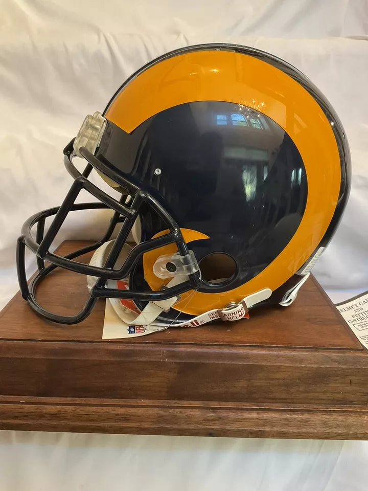 RIddell VSR-1 Football Helmet Officially Licensed Los Angeles Rams Dickerson  WESTBROOKSPORTSCARDS   