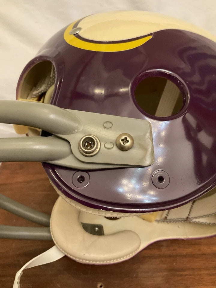 Riddell Kra-Lite TK2 Suspension Football Helmet 1970 Minnesota Vikings Tarkenton