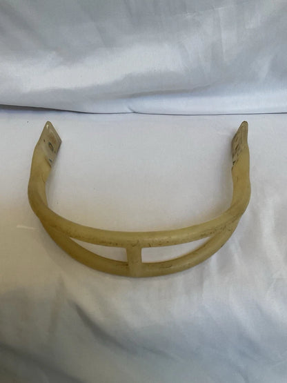1960's Vintage ORIGINAL MacGregor 2-Bar Kra-Lite Facemask Suspension Helmet WESTBROOKSPORTSCARDS