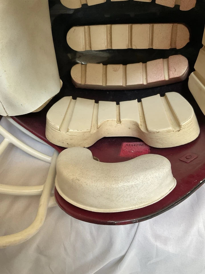 MaxPro Game Used X-Large Football Helmet Custom Mississippi State Bulldogs WESTBROOKSPORTSCARDS