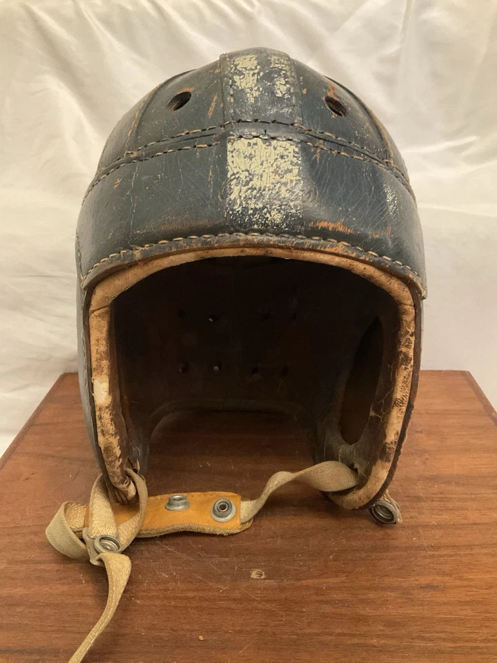 Rawlings 15 Authentic Leather Suspension Football Helmet Size 7! – WESTBROOKSPORTSCARDS