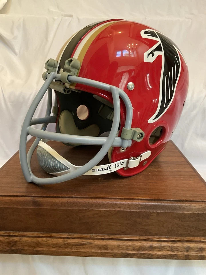 Riddell Kra-Lite RK2 Suspension Football Helmet Atlanta Falcons Tommy Nobis ￼ WESTBROOKSPORTSCARDS