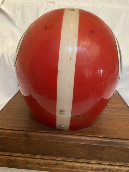 Vintage Clear Shell Wilson F2004 Suspension Football Helmet Georgia Bulldogs
