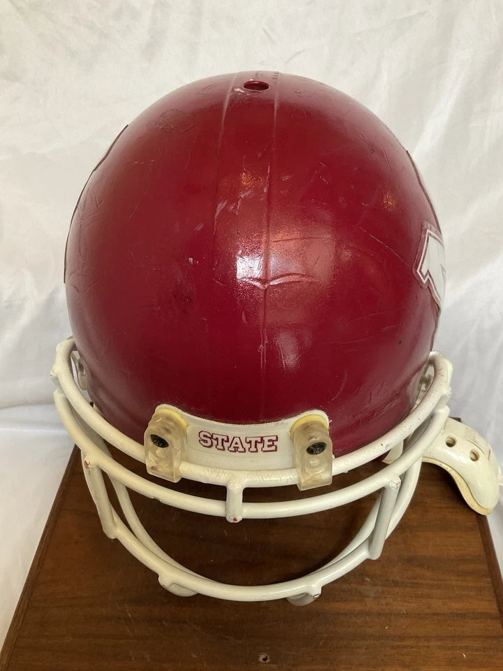 MaxPro Game Used X-Large Football Helmet Custom Mississippi State Bulldogs WESTBROOKSPORTSCARDS