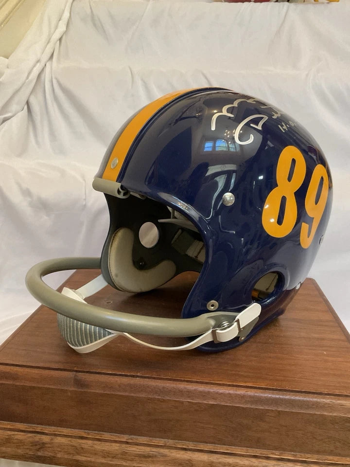RK2 Style Football Helmet Custom 1960 Pittsburgh Panthers Mike Ditka Autographed WESTBROOKSPORTSCARDS