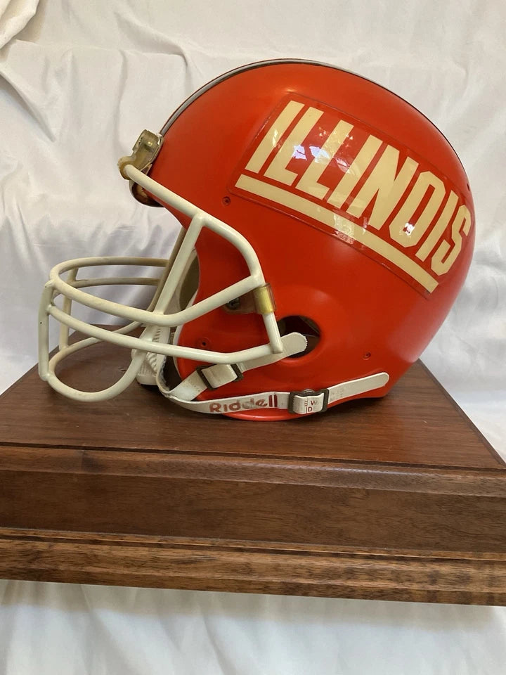 1977 Illinois Fighting Illini Game Used Riddell Kra-Lite II Football Helmet