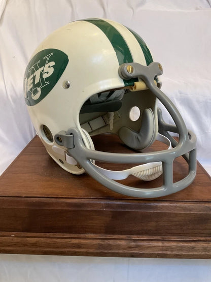 Original Riddell 1970 New York Jets Kra-Lite TK2 Game Football Helmet Snell WESTBROOKSPORTSCARDS